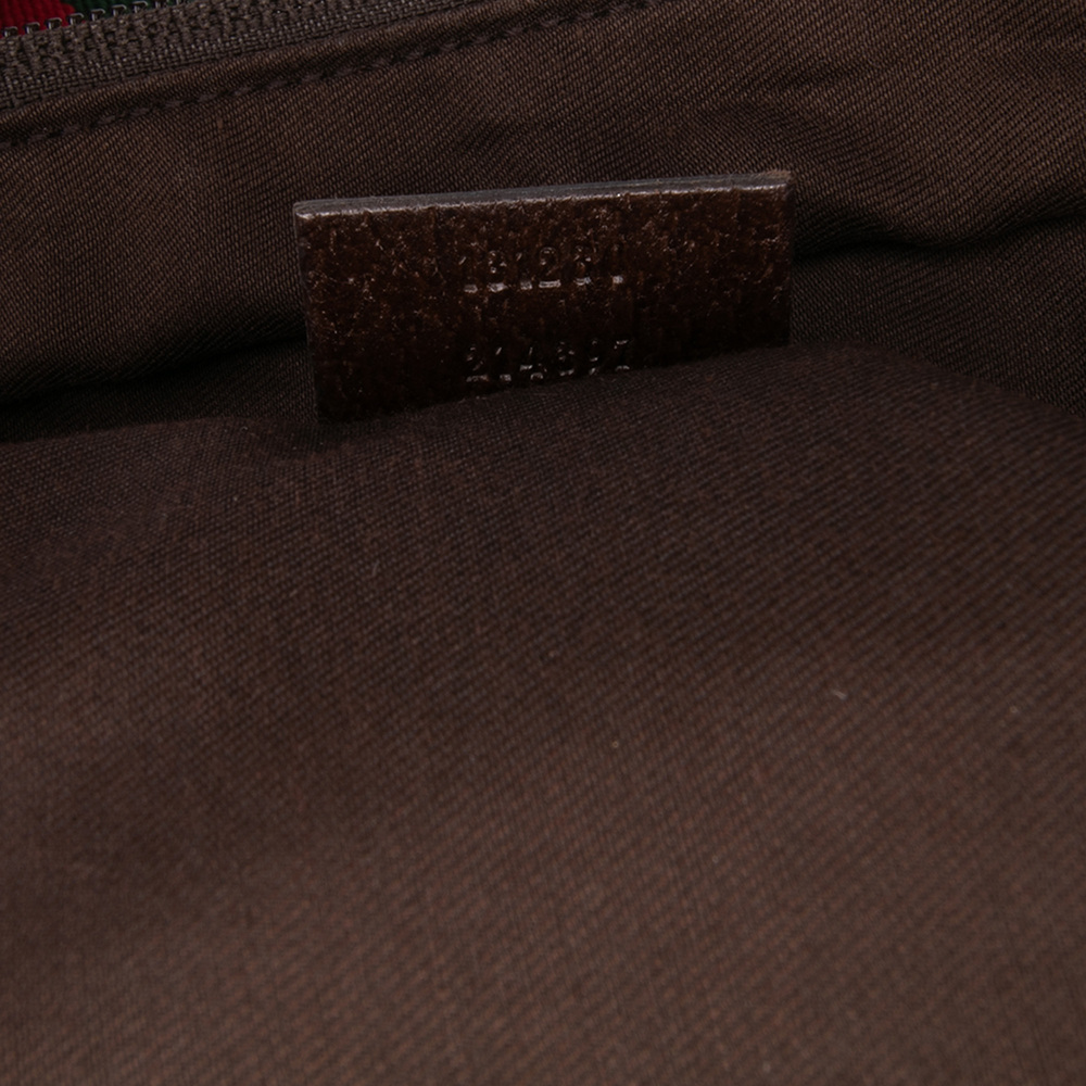 Pre-Loved Gucci GG Canvas Web Tote - Picture 6 of 9